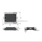 New Product Magnetic Tank Crawler Robot Rubber Material Cleaning Equipment Climbing Tracked Robot