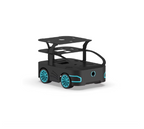 Quality Certifications Construction Machinery Parts Wheeled Chassis with Motor and Ackerman Structure ROS2 AI Educational Robot