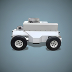 4WD Suspension Smart Car Inspection Robot Wire Chassis Automatic Driving Ros Robot Ackermann Front Steering Robot Chassis